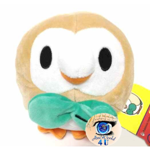 Authentic Pokemon center plush Rowlet Pokedoll +/- 13CM